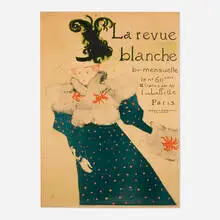 Henri de Toulouse-Lautrec, La Revue Blanche, 1895, lithograph in colors