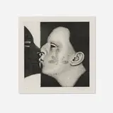 Ed Paschke, The Kiss, 1997, etching and aquatint on Somerset