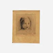Helen Hyde, Head of Ah Ho, 1899, etching
