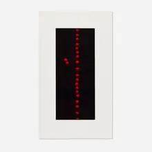 Yōzō Hamaguchi, Twenty-Two Cherries (from the E.E. Cummings Suite), 1981-1991, mezzotint engraving on wove paper