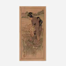 Helen Hyde, A Day in June, 1910, woodcut in colors