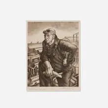 Jackson Lee Nesbitt, The Spirit of Butler, 1940, etching