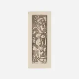 Max Weber, Primitive Figure, woodcut