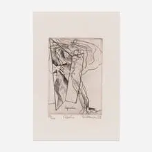 España (from the Fraternity portfolio) by Stanley William Hayter, 1939, etching, sold Mar 2026