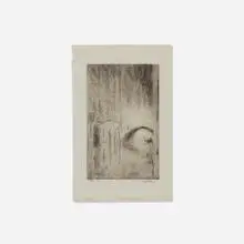 James McBey, The Bridge at Night, 1925, etching