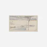 Walter J. Phillips, White Wilderness, 1918, woodcut in colors