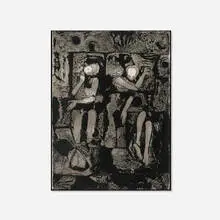 June Wayne, The Relique (from the John Donne: Songs and Sonnets portfolio), 1956, lithograph in colors