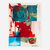 Robert Rauschenberg, Quarry Local One, 1968, offset lithograph in colors