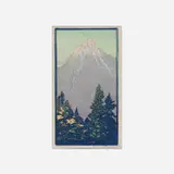 Frances Gearhart, Twilight Nears, c. 1934, woodcut in colors