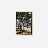 Frances Gearhart, Untitled (Eucalyptus), c. 1930, woodcut in colors