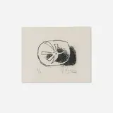 Georges Braque, Oiseau dans son nid (from the Août series), 1958, aquatint