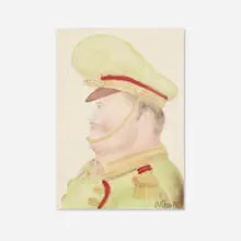 Fernando Botero, To Amnesty International, 1976, offset lithograph in colors