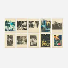 The Holocaust Series by Carol Rosen, c. 1995, photo-collage prints on matte medium adhered to Japanese tissue, film slides, sold Mar 2026