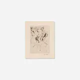 Pierre-Auguste Renoir, Le chapeau épinglé (La fille de Berthe Morisot et sa cousine), 1894, etching and drypoint