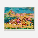 LeRoy Neiman, Delacroix’s Tiger, 1977, screenprint in colors