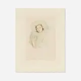 Mary Cassatt, Margot Wearing a Bonnet No.1, c. 1902, etching and drypoint in colors