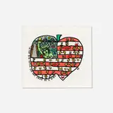 James Rizzi, In the Big Apple You Are Free as a Bird, 1995, three-dimensional lithograph in colors cutout construction