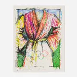 Jim Dine, Olympic Robe, 1988, lithograph in colors