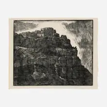 Howard Cook, Walpi (Arizona), 1927, woodcut on rice paper