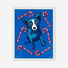 Sweet Like You by George Rodrigue, 2000, screenprint in colors, sold Mar 2026