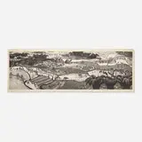 Xu Zhong-Ou, Land of Rest, c. 1990, woodcut