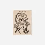 Emil Armin, Smoke, 1928, drypoint