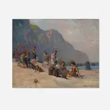 George Ames Aldrich, La plage de Dieppe