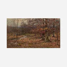John Elwood Bundy, An Autumn Day, oil on canvas