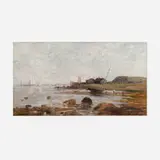 Daniel Kotz, Gathering Clams, Cape Cod, 1891, oil on canvas