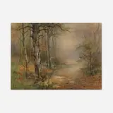 Thomas Tayler Ireland, A Misty Morning, gouache on board