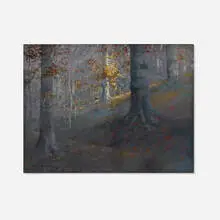 Walter Eyden, Untitled (Beech Forest), gouache on paper