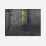Walter Eyden, Untitled (Beech Forest), gouache on paper