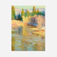 Kevin MacPherson, Thin Ice, oil on canvas