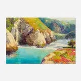 Kent R. Wallis, The Cove, oil on canvas