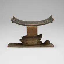 Asante, Asesedwa (prestige stool), carved wood