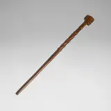 Kamba, Askari staff, carved wood