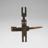 Bamana, Door lock, carved wood