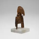 Senufo, Heddle pulley, carved wood