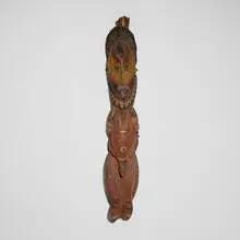 Abelam, Ancestor figure, carved wood, pigment