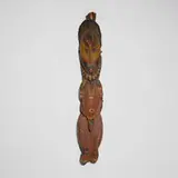 Abelam, Ancestor figure, carved wood, pigment
