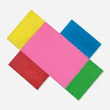 Mary Heilmann, Geometric Spin, 2021, archival pigment inks printed on Duna board with acrylic paint