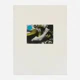 John Baldessari, Man with Snake (Blue and Yellow) (from the Harvey Gantt for Senate Campaign Committee series), 1991, lithograph in colors on Arches 88