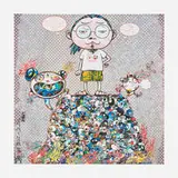 Takashi Murakami, A Space for Philosophy, 2013, offset lithograph in colors