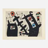 Joan Miró, Untitled (from the Le lézard aux plumes d'or portfolio), 1971, lithograph in colors