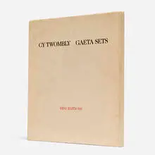 Cy Twombly, Gaeta Sets, 1987, photolithograph on Hopper Natural vellum