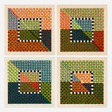 Alfred Jensen, Portfolio, 1973, lithograph in colors