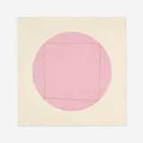 Robert Mangold, Plate 2 (from the Distorted Square Within A Circle portfolio), 1973, screenprint in colors on Arches 88