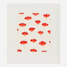 Donald Sultan, Wallflower 32 (from the Wallflowers portfolio), 2008, screenprint in colors