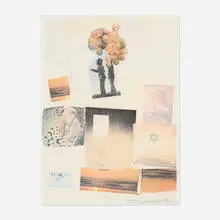 Robert Rauschenberg, Support, 1973, screenprint in colors