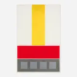 Jesús Rafael Soto, Serigrafia C (from the Jai-Alai series), 1969, screenprint in colors on Plexiglas